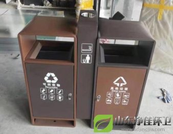 鋼制分類垃圾桶，鋼制分類果皮箱如期完工